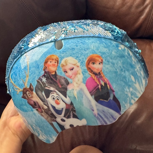 Frozen Sequin Helmet - Picture 1 of 4